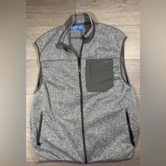 COAST women’s xl grey vest golf zip up - Picture 1 of 3